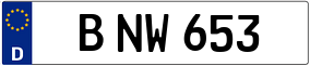 Truck License Plate